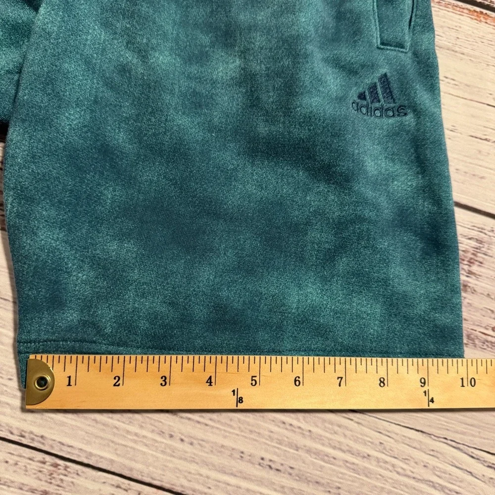 Adidas Essential Shorts  Tie-Dye Fleece Blue Shorts w/‎ Pockets Men's Size Small